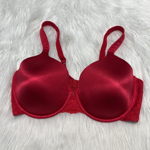 Red Bra VANITY FAIR Size 42D - Picture 1 of 16